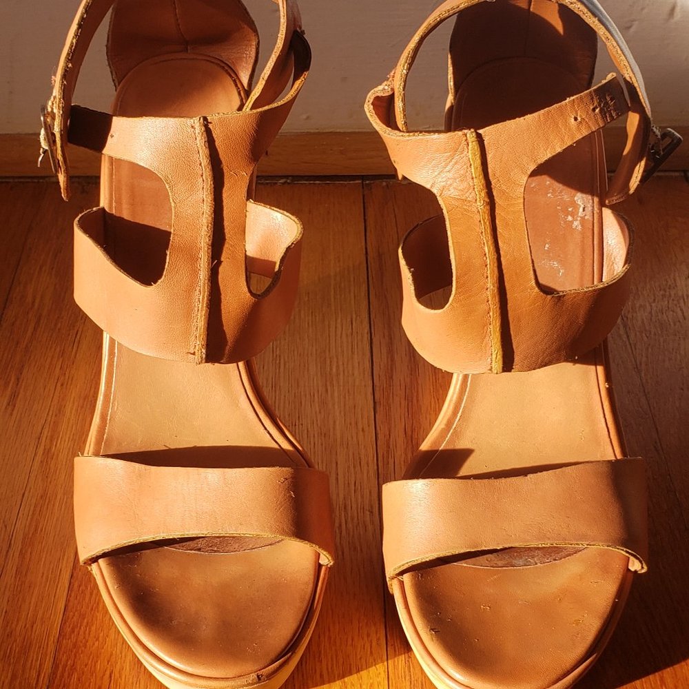 Joe's Jeans Austin Wedge Sandals/ Sz 8.5